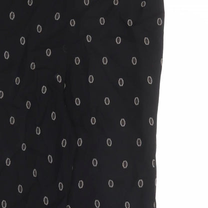 Womens UK Size 8 St Michael Regular Fit  Black Trousers