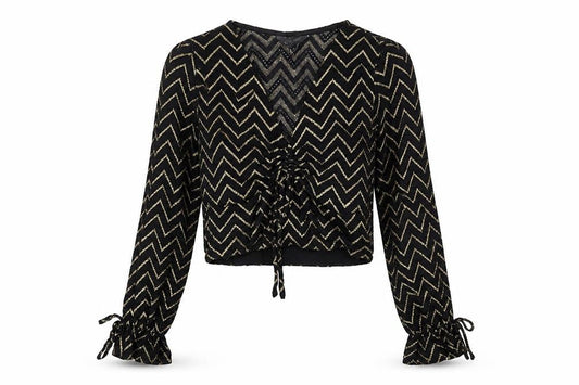 Womens UK Size 8 New Look Black Basic Blouse