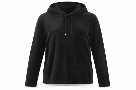 Dorothy Perkins Womens Black Polyester Pullover Hoodie Size 10 Pullover
