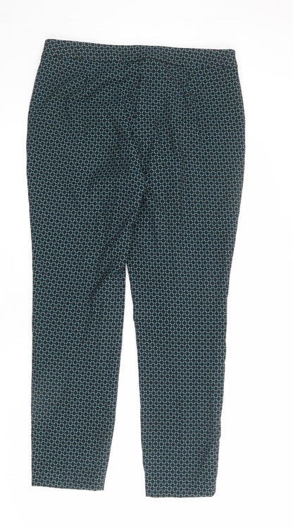 Womens UK Size 12 Marks and Spencer Regular Fit Dress Pants Black Trousers