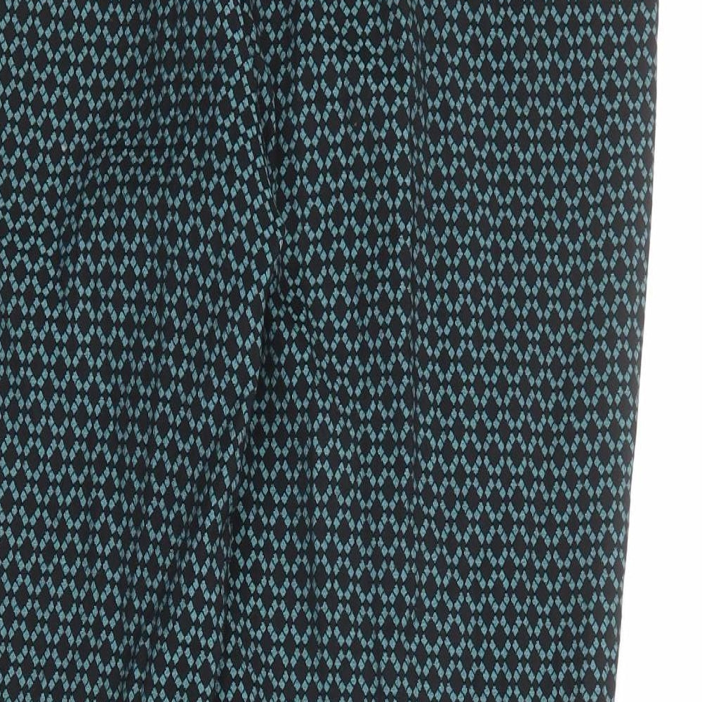 Womens UK Size 12 Marks and Spencer Regular Fit Dress Pants Black Trousers