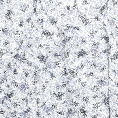 Marks and Spencer Womens Multicoloured Floral Polyester Swing Skirt Size 32 in