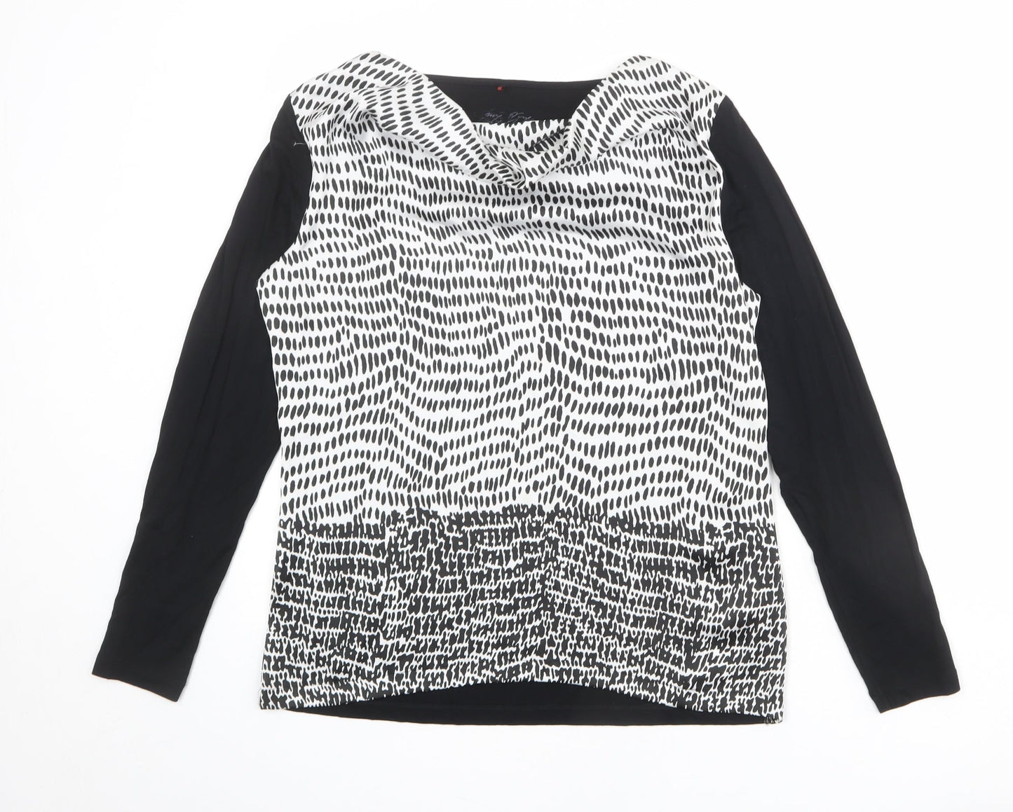 Womens UK Size 12 Olsen Black Basic Blouse