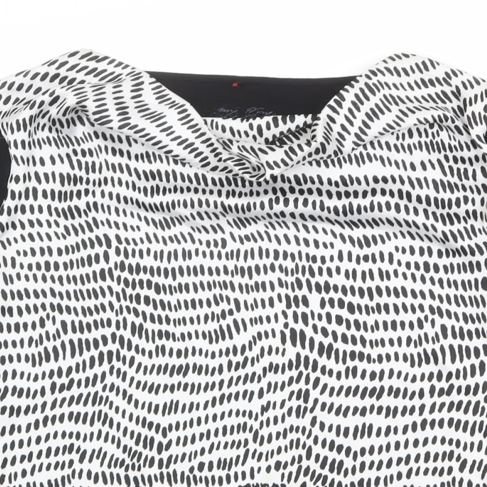Womens UK Size 12 Olsen Black Basic Blouse