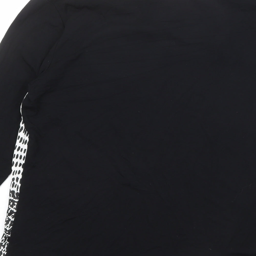 Womens UK Size 12 Olsen Black Basic Blouse