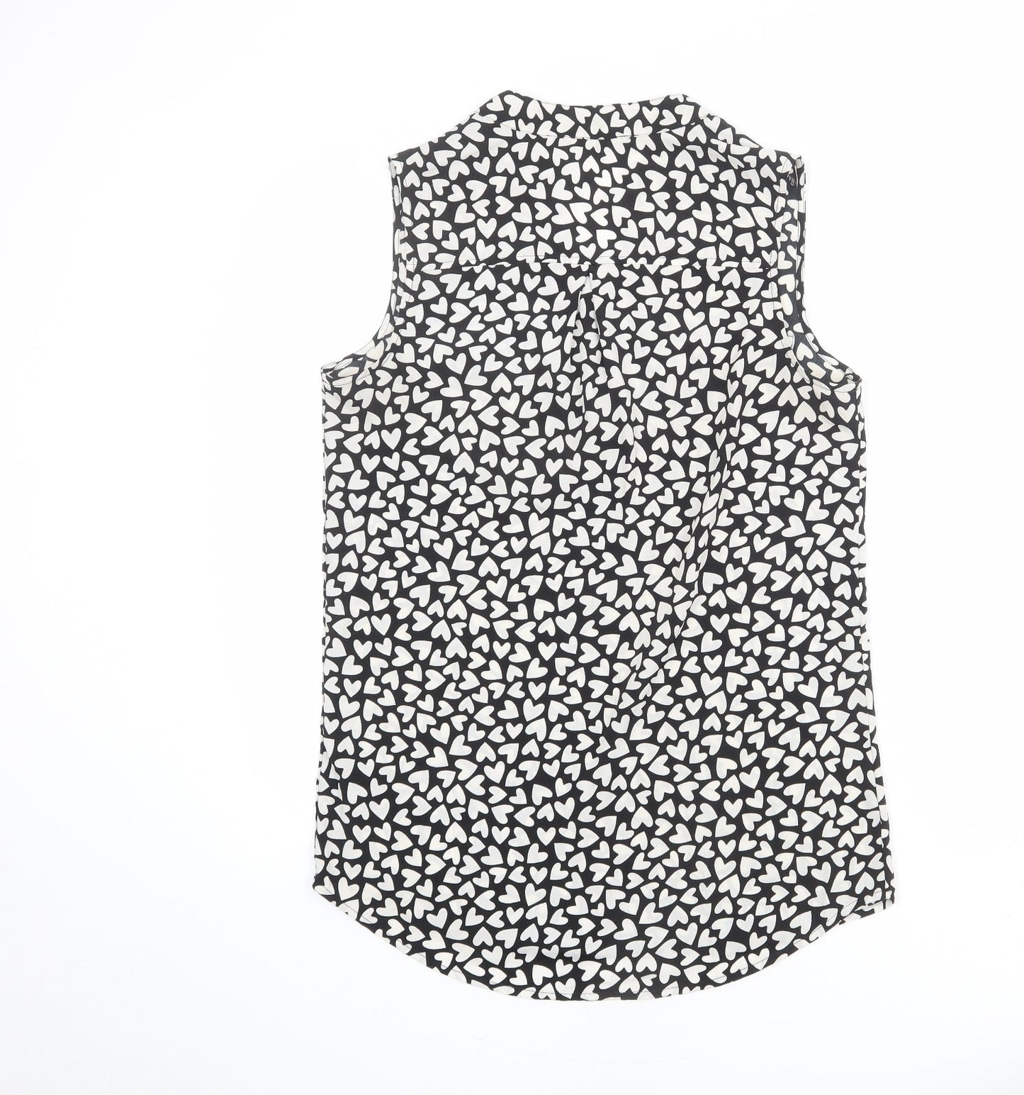 Womens UK Size 8 NEXT Black Basic Tank