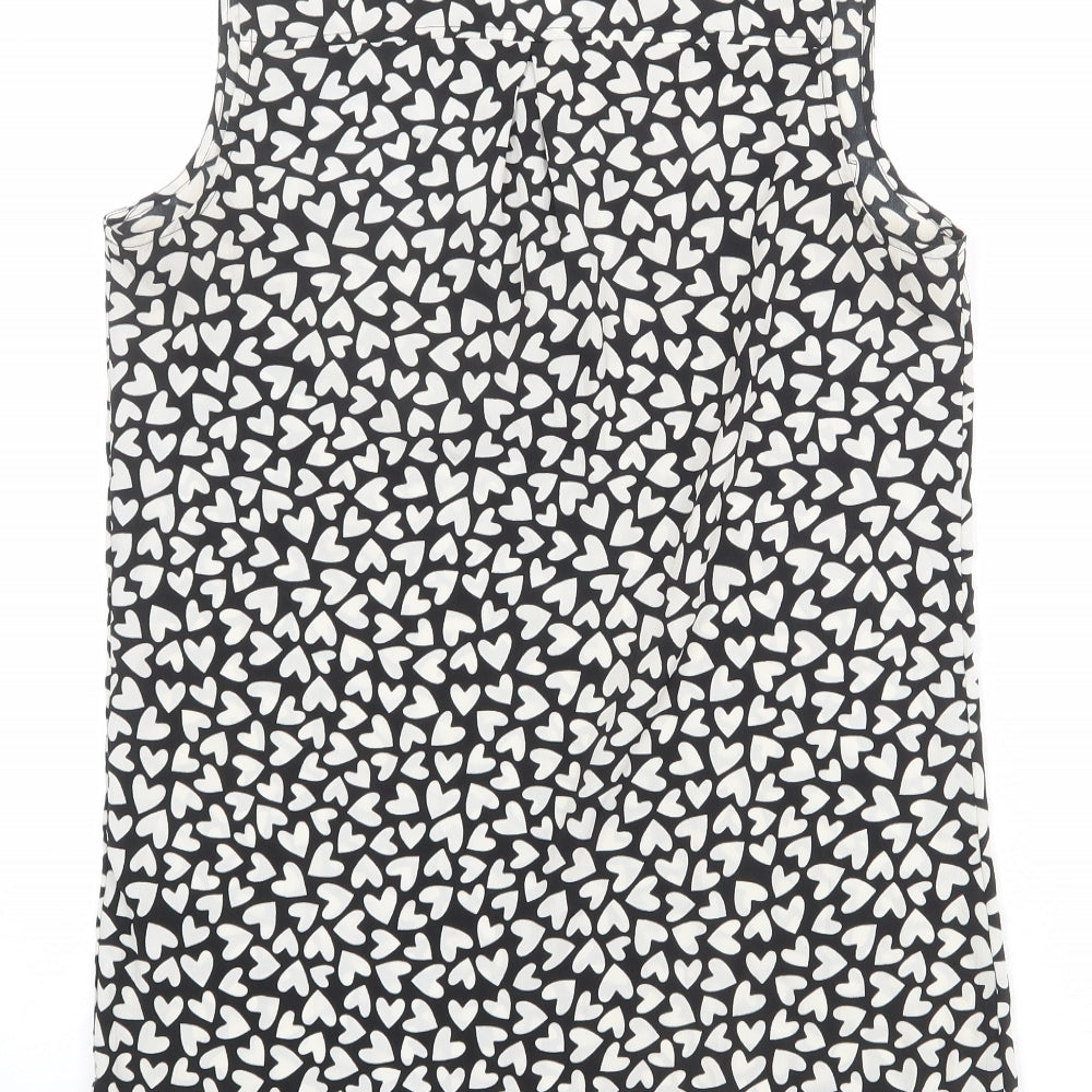 Womens UK Size 8 NEXT Black Basic Tank