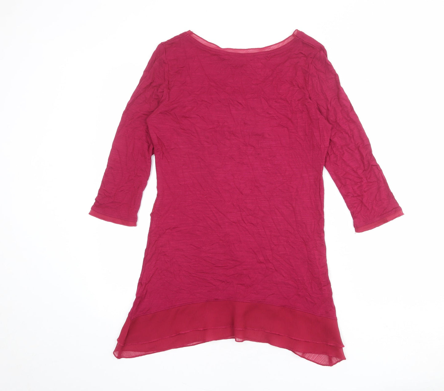 Womens UK Size 10 Per Una Pink Basic Blouse