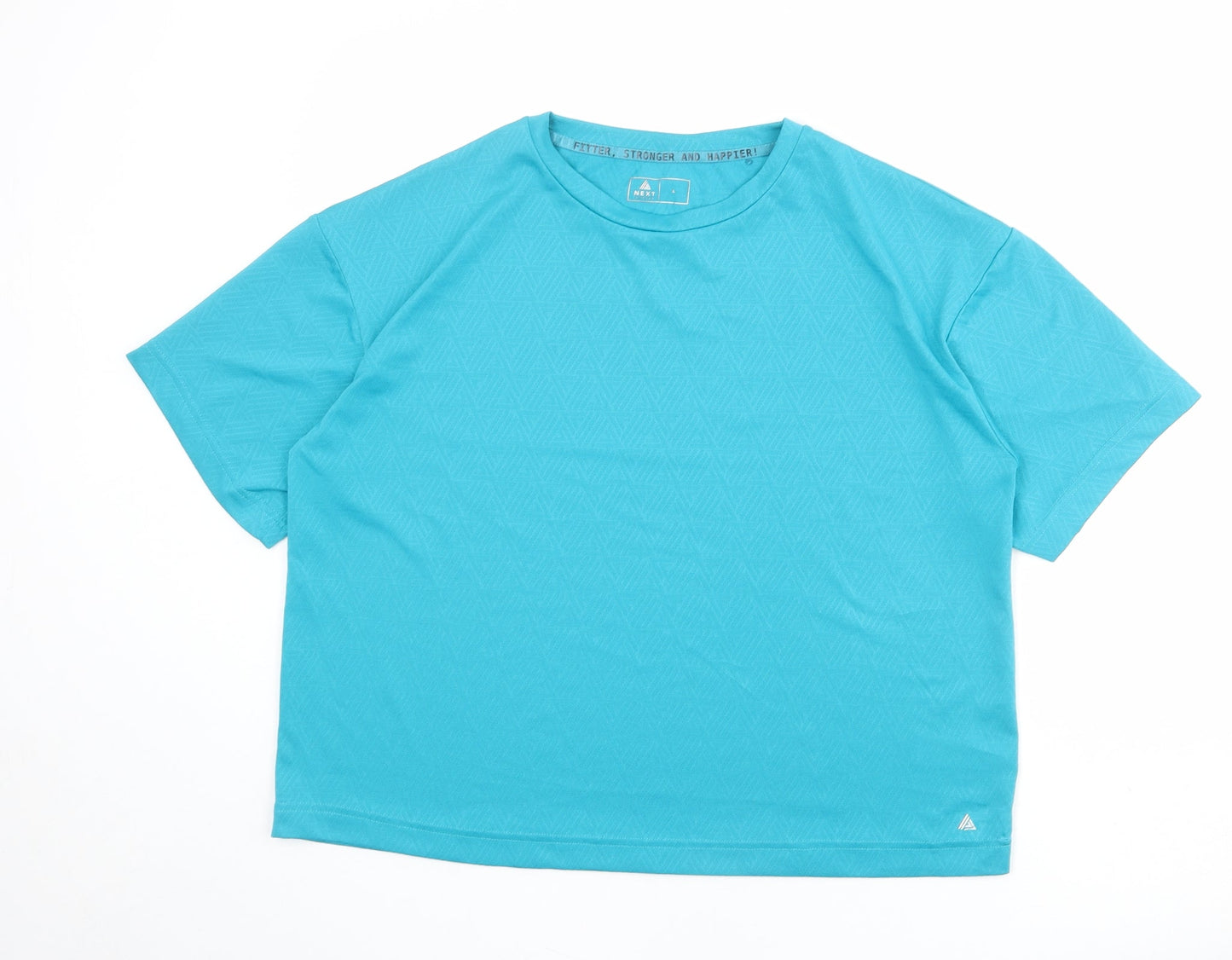 Womens UK Size L NEXT Blue Basic T-Shirt