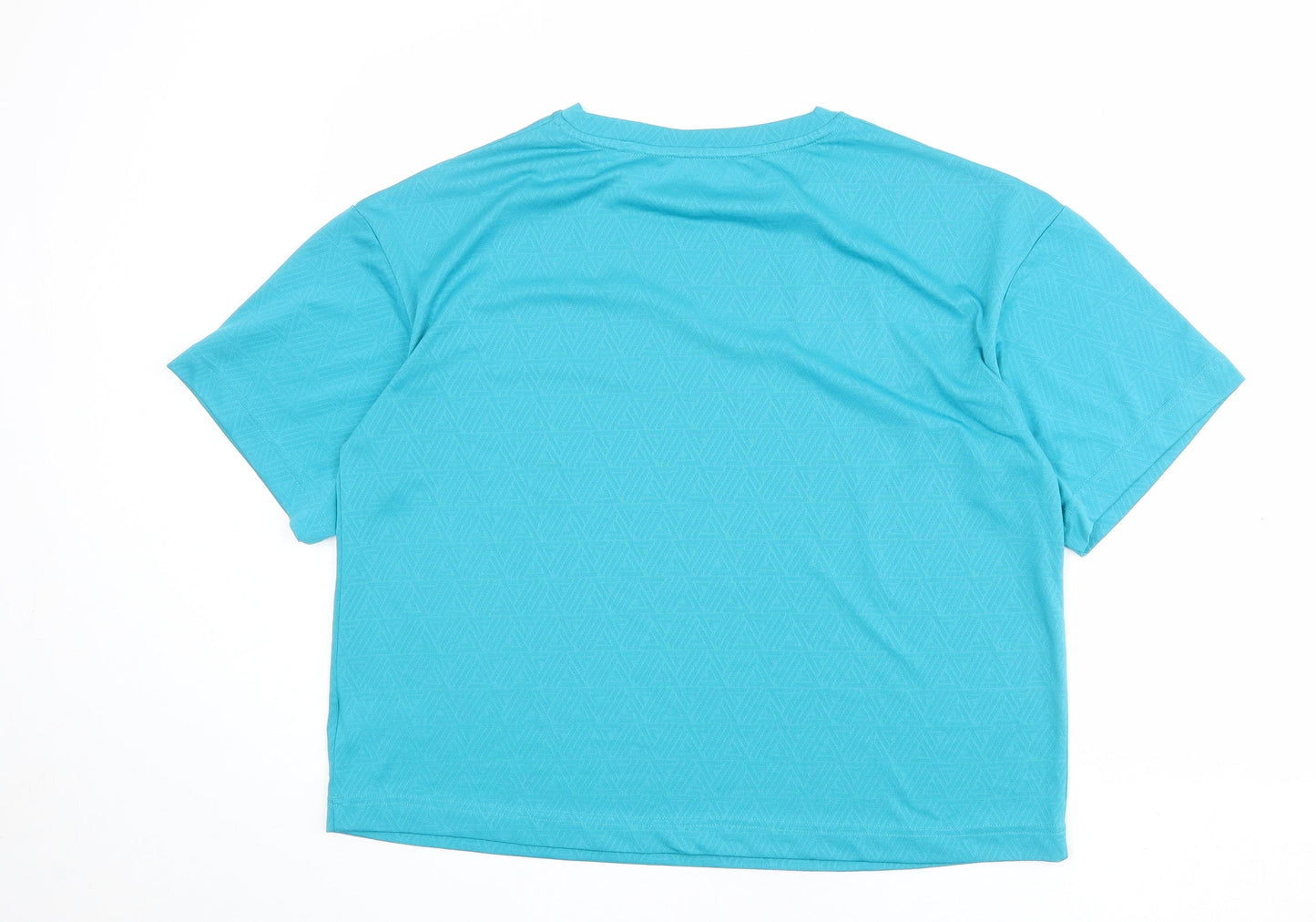 Womens UK Size L NEXT Blue Basic T-Shirt