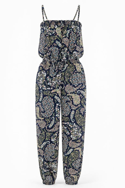 Womens UK Size 10 H&M One-Piece Multicoloured Jumpsuit