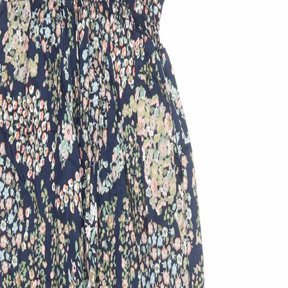 H&M Womens Multicoloured Geometric Polyester Jumpsuit One-Piece Size 10 L26 in Tie