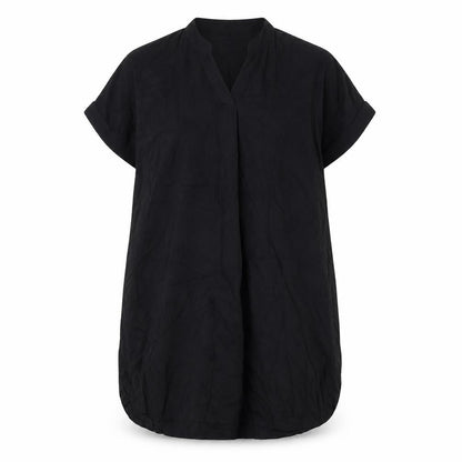 H&M Womens Black Viscose A-Line Size 10 V-Neck Pullover
