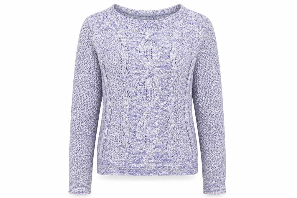 Womens UK Size 8 Indigo Purple Pullover Jumper
