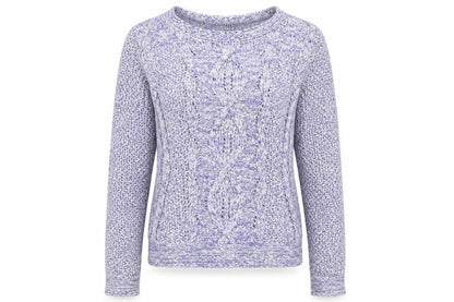 Womens UK Size 8 Indigo Purple Pullover Jumper