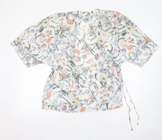 Womens UK Size 8 New Look Multicoloured Kimono Blouse
