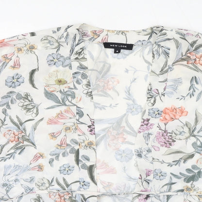 Womens UK Size 8 New Look Multicoloured Kimono Blouse