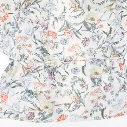 Womens UK Size 8 New Look Multicoloured Kimono Blouse