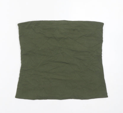 Womens UK Size M Marks and Spencer Green Basic Tank