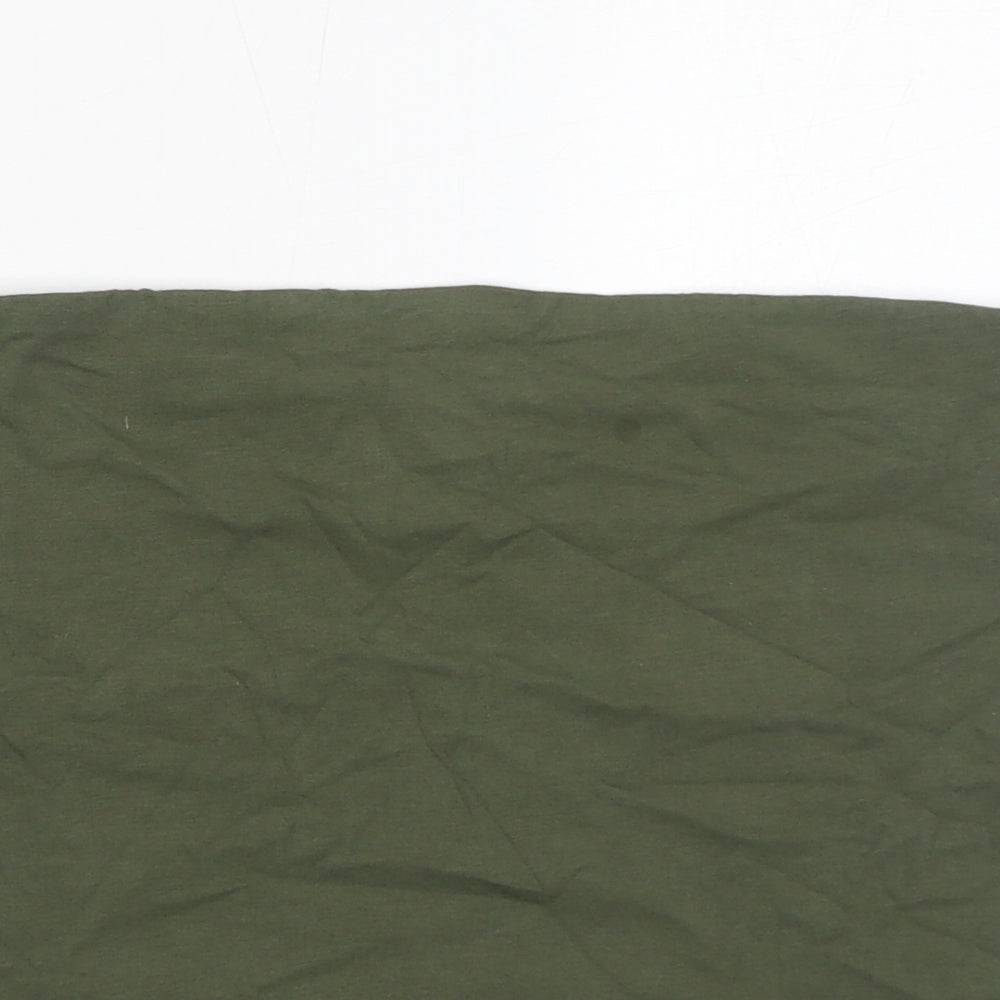 Womens UK Size M Marks and Spencer Green Basic Tank