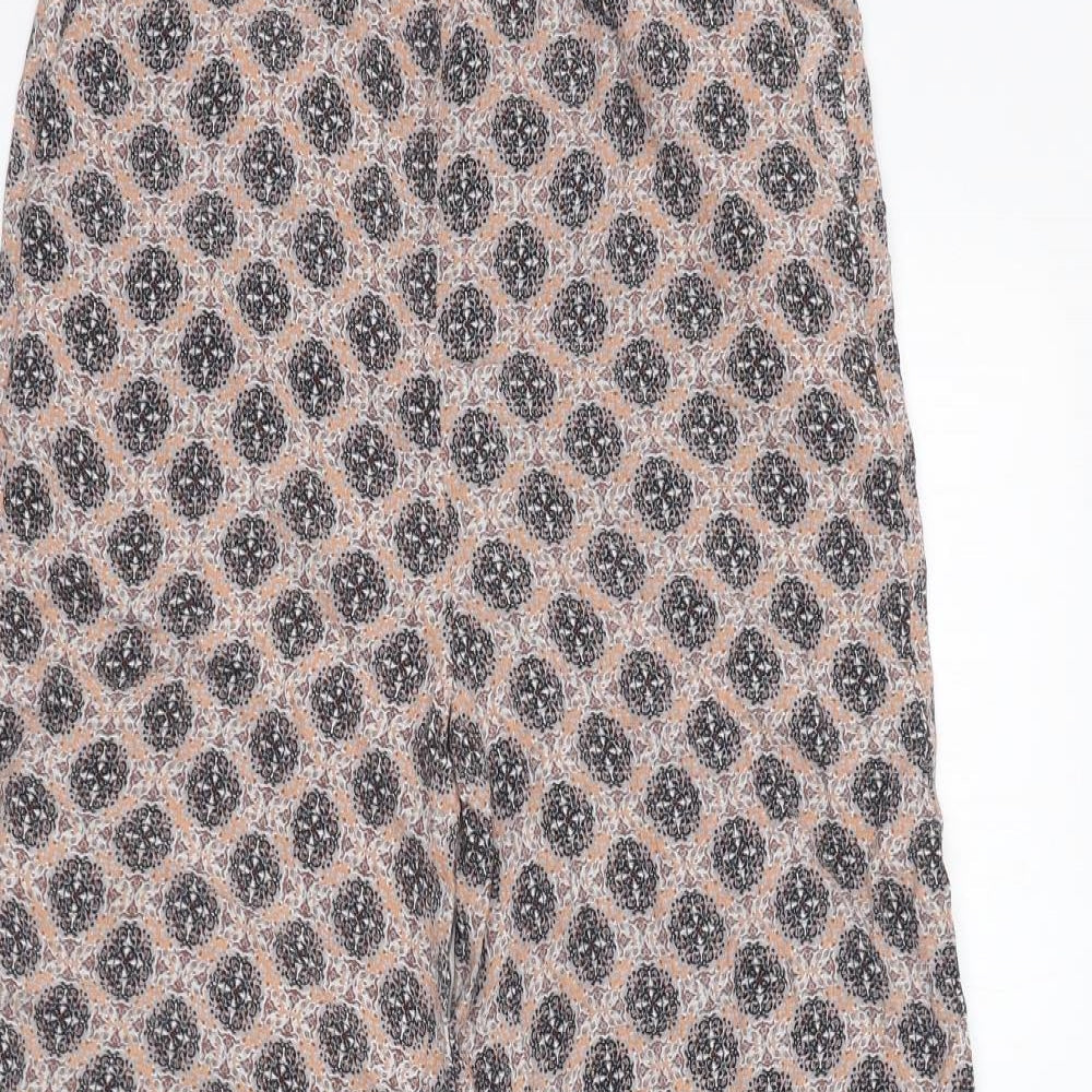 Womens UK Size 4 H&M Regular Fit  Beige Trousers