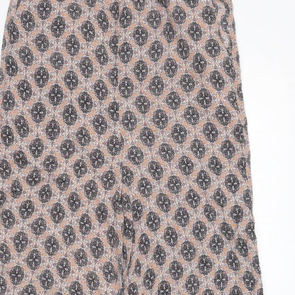 Womens UK Size 4 H&M Regular Fit  Beige Trousers