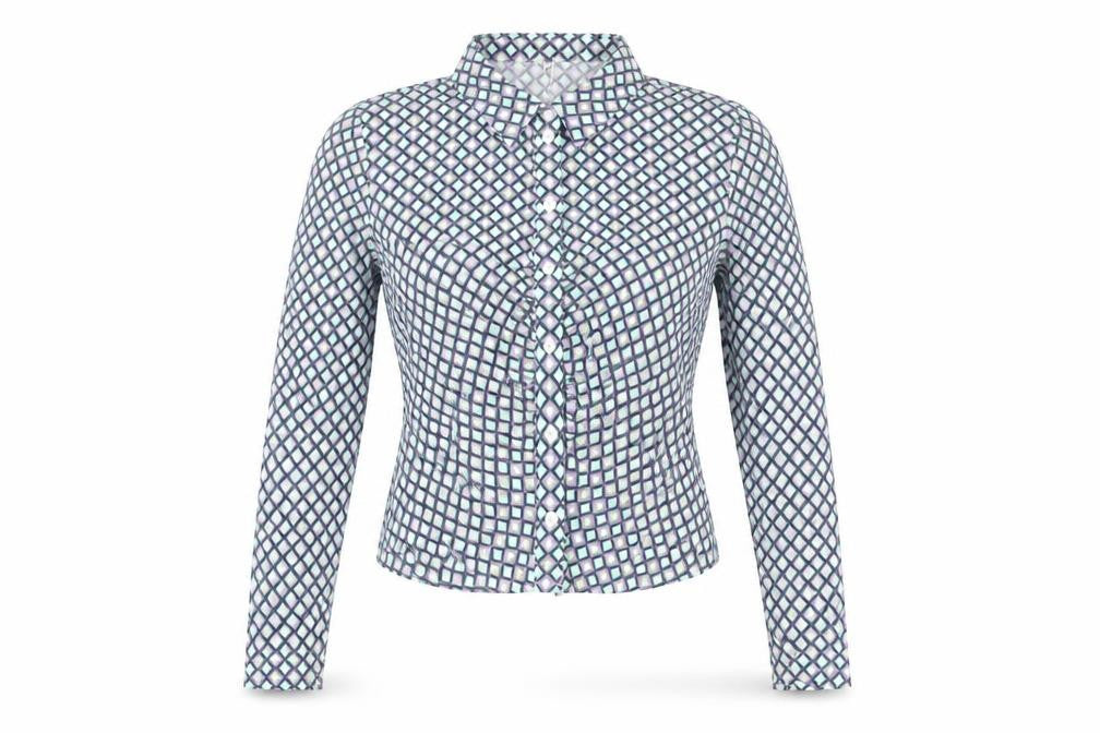 Womens UK Size S Bershka Multicoloured Basic Button-Up