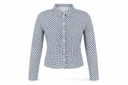 Womens UK Size S Bershka Multicoloured Basic Button-Up