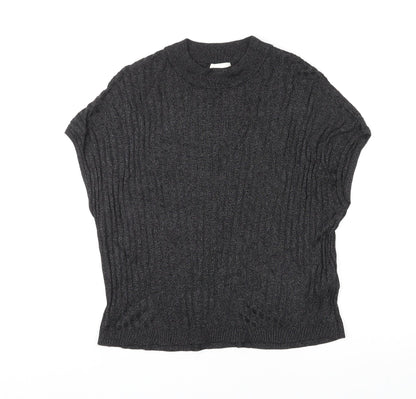 Womens UK Size M H&M Black Basic T-Shirt