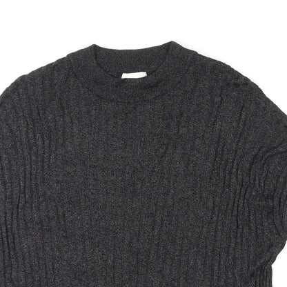 Womens UK Size M H&M Black Basic T-Shirt