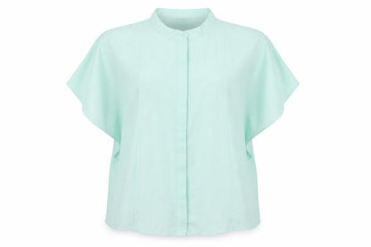 Womens UK Size 18 ASOS Green Basic Blouse