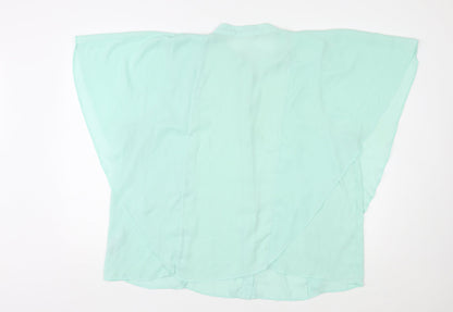 Womens UK Size 18 ASOS Green Basic Blouse