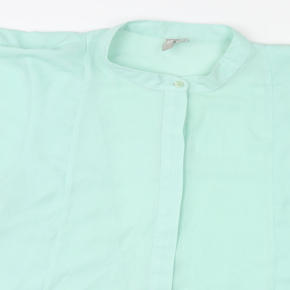 Womens UK Size 18 ASOS Green Basic Blouse