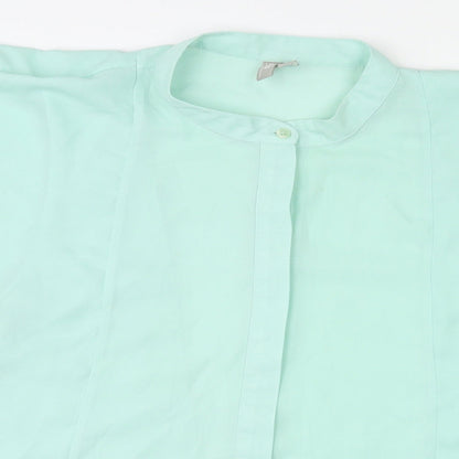 Womens UK Size 18 ASOS Green Basic Blouse