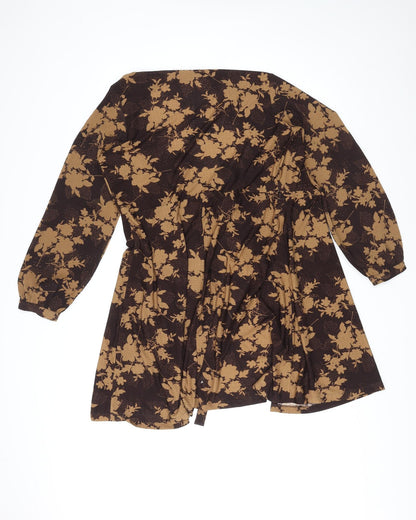 Womens UK Size 14 NEXT Brown Cardigan Jumper