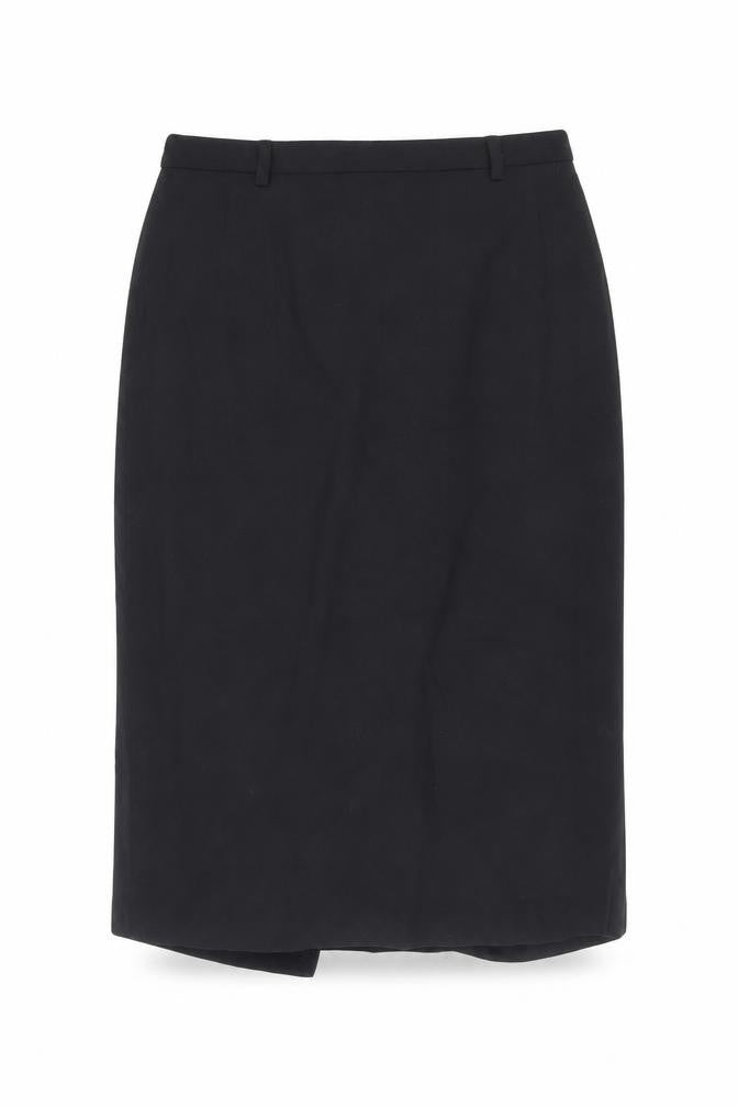 Paul Separates Womens Black Polyester A-Line Skirt Size 16 Zip