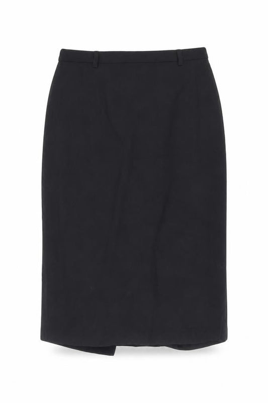 Paul Separates Womens Black Polyester A-Line Skirt Size 16 Zip