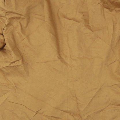 Dorothy Perkins Womens Brown 100% Cotton Jacket Blazer Size 16