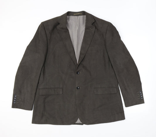 Mens UK Size 44 Brook Taverner Regular Grey Suit Jacket