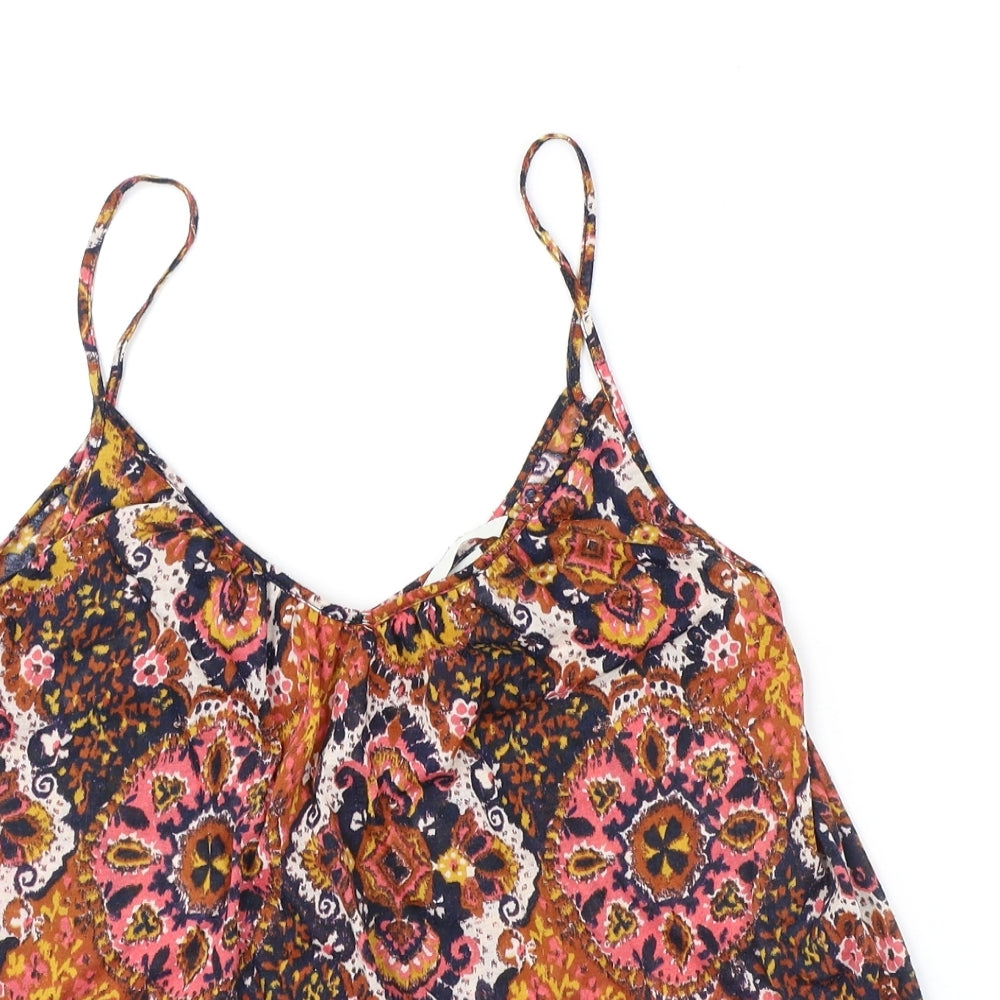 Womens UK Size S H&M Multicoloured Camisole Tank