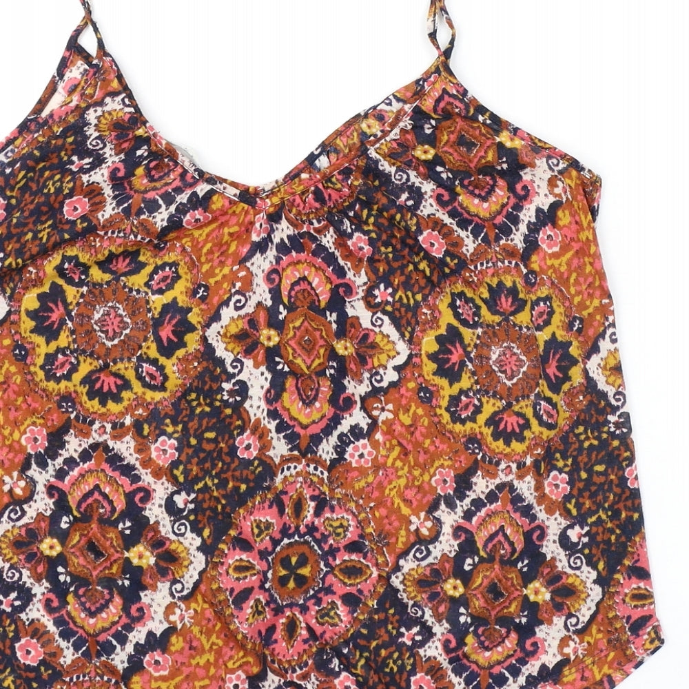 Womens UK Size S H&M Multicoloured Camisole Tank