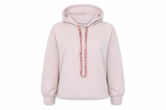 Tresics Womens Pink 100% Polyester Pullover Hoodie Size M Pullover