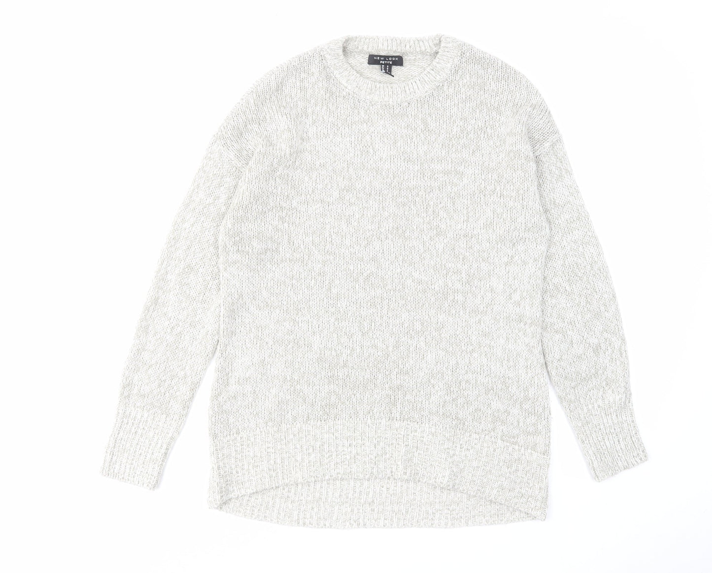 Womens UK Size S New Look Grey Pullover Jumper