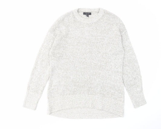 Womens UK Size S New Look Grey Pullover Jumper
