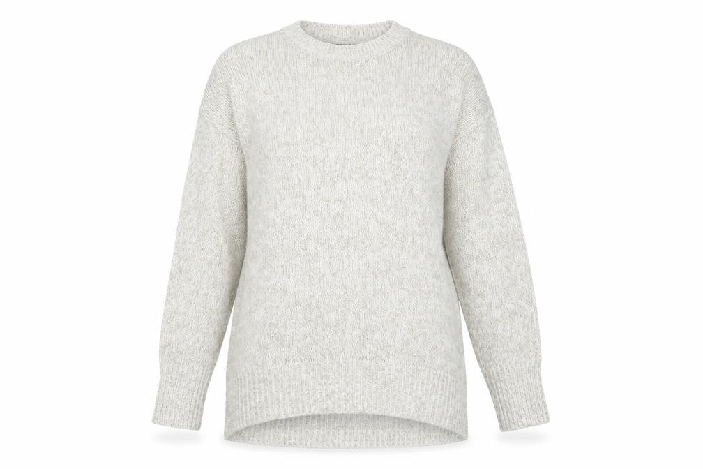 Womens UK Size S New Look Grey Pullover Jumper