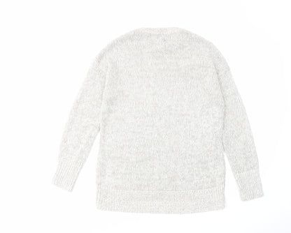Womens UK Size S New Look Grey Pullover Jumper
