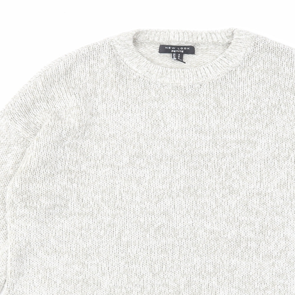 Womens UK Size S New Look Grey Pullover Jumper
