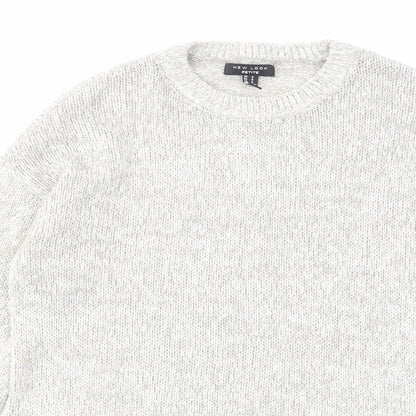 Womens UK Size S New Look Grey Pullover Jumper