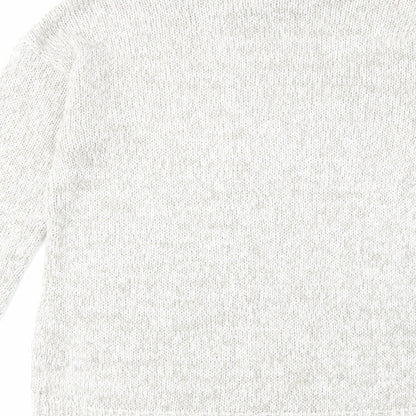 Womens UK Size S New Look Grey Pullover Jumper