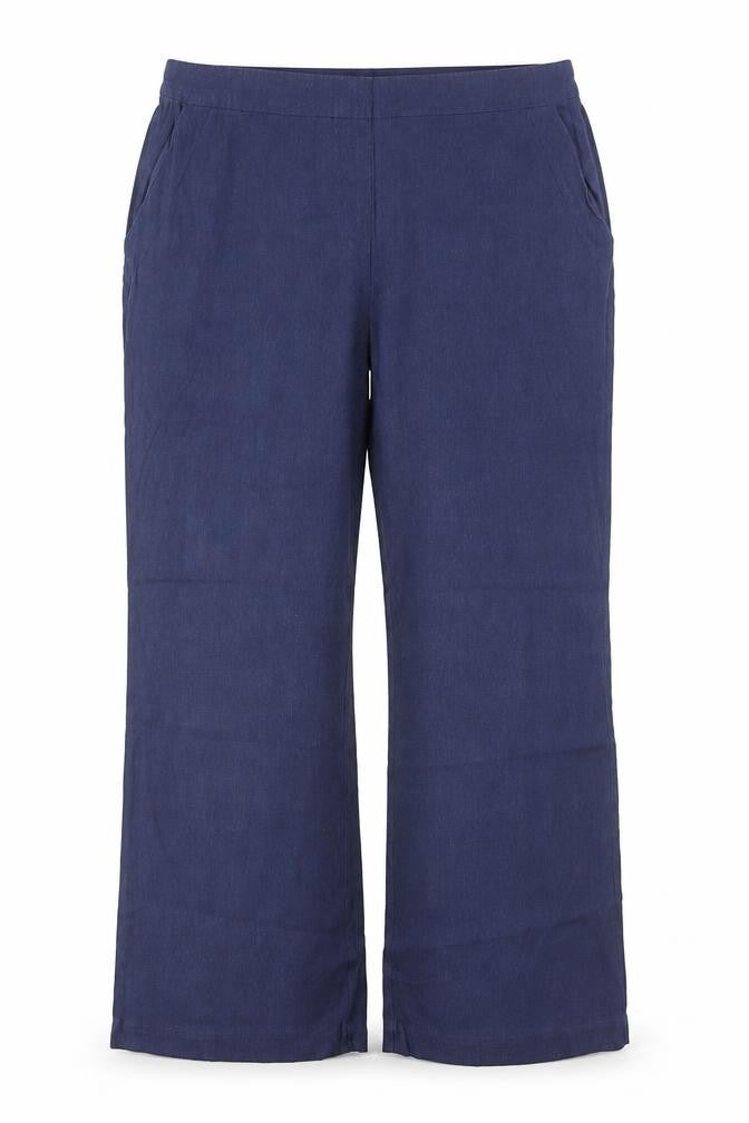 Womens UK Size 16 Label Be Regular Fit  Blue Trousers